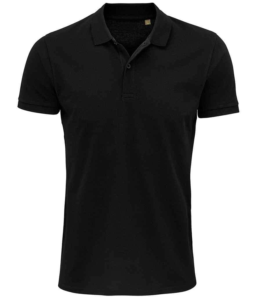 SOL'S Planet Organic Piqué Polo Shirt | Black