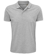 SOL'S Planet Organic Piqué Polo Shirt | Grey Marl thumbnail 1