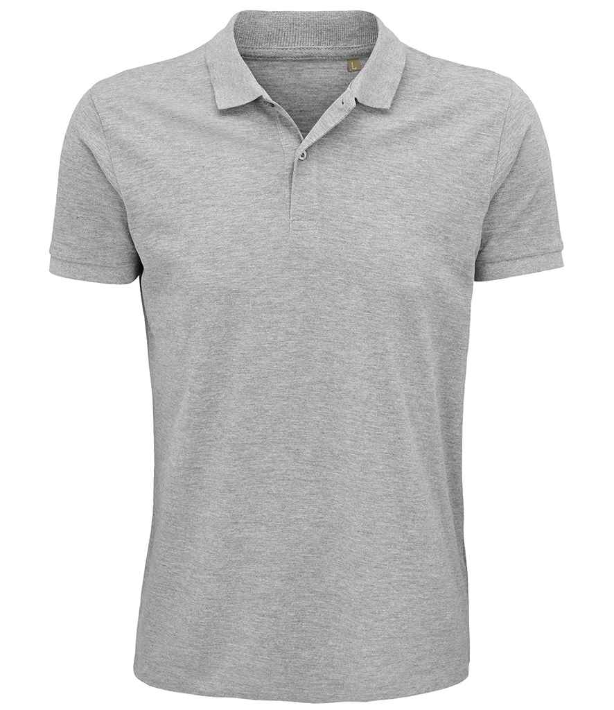 SOL'S Planet Organic Piqué Polo Shirt | Grey Marl