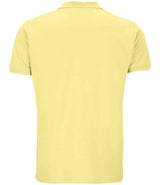 SOL'S Planet Organic Piqué Polo Shirt | Light Yellow thumbnail 3