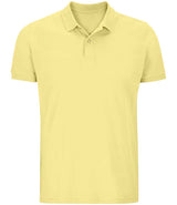SOL'S Planet Organic Piqué Polo Shirt | Light Yellow thumbnail 2