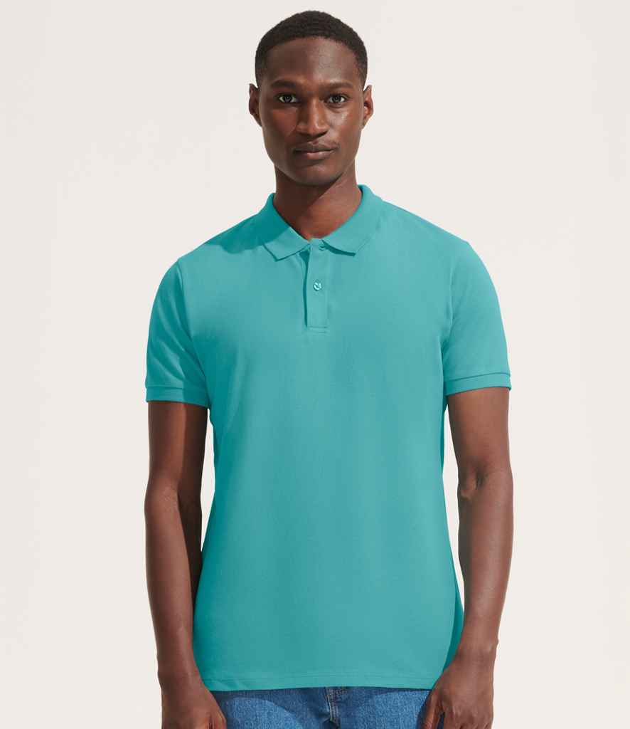SOL'S Planet Organic Piqué Polo Shirt | Pool Blue
