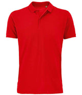 SOL'S Planet Organic Piqué Polo Shirt | Red thumbnail 1