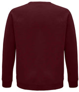 SOL'S Unisex Space Organic Raglan Sweatshirt | Burgundy thumbnail 2