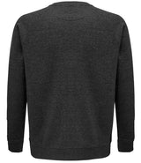 SOL'S Unisex Space Organic Raglan Sweatshirt | Charcoal Marl thumbnail 2