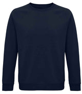 SOL'S Unisex Space Organic Raglan Sweatshirt | French Navy thumbnail 1