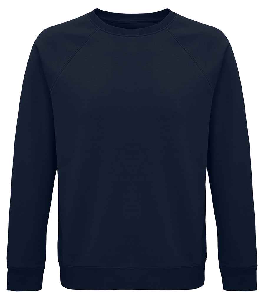 SOL'S Unisex Space Organic Raglan Sweatshirt | French Navy