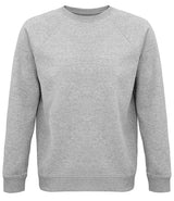 SOL'S Unisex Space Organic Raglan Sweatshirt | Grey Marl thumbnail 2