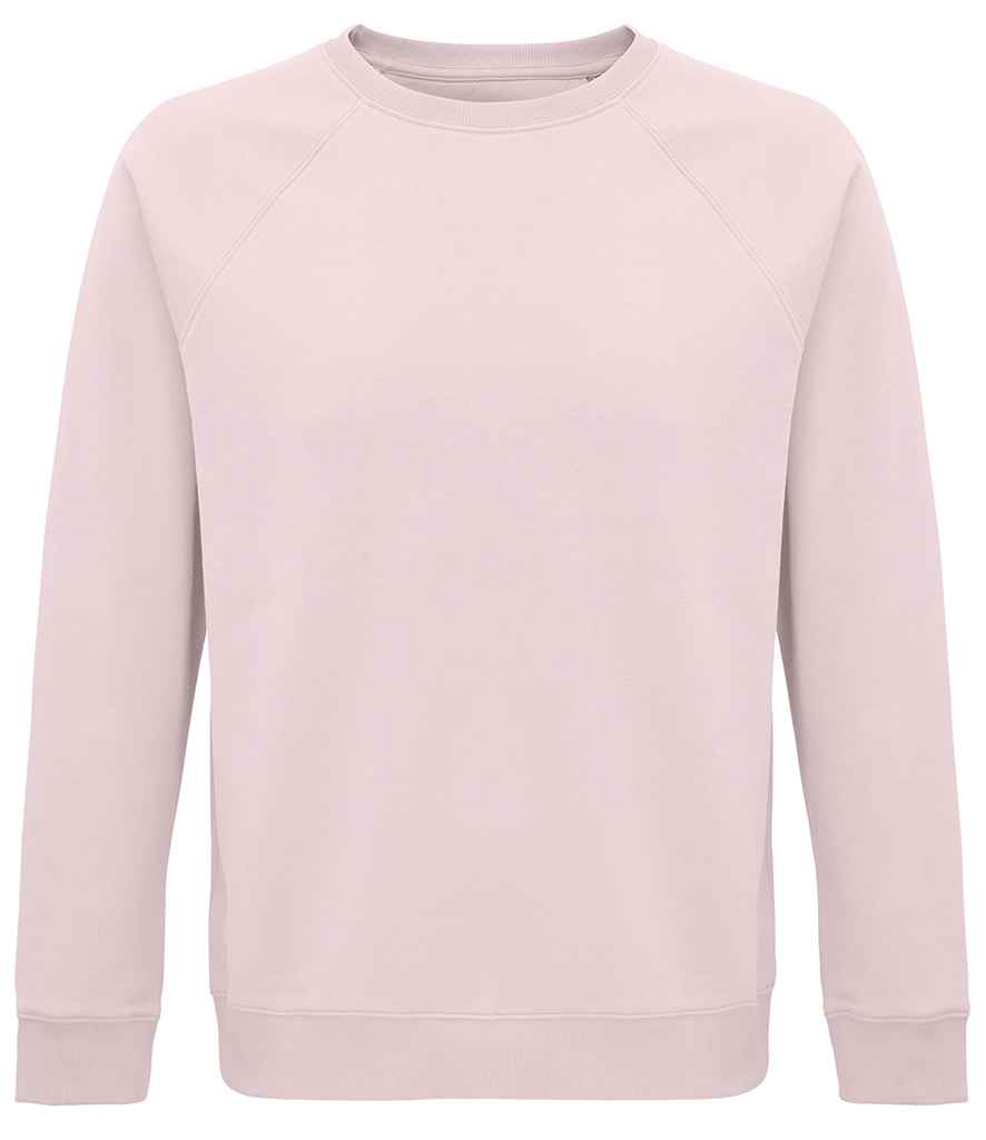SOL'S Unisex Space Organic Raglan Sweatshirt | Pale Pink