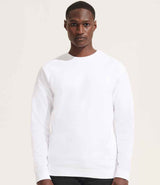 SOL'S Unisex Space Organic Raglan Sweatshirt | White thumbnail 2