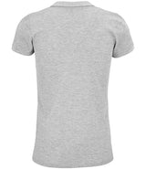 SOL'S Ladies Planet Organic Piqué Polo Shirt | Grey Marl thumbnail 2