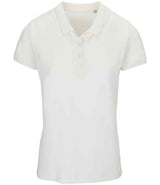 SOL'S Ladies Planet Organic Piqué Polo Shirt | Off White thumbnail 1