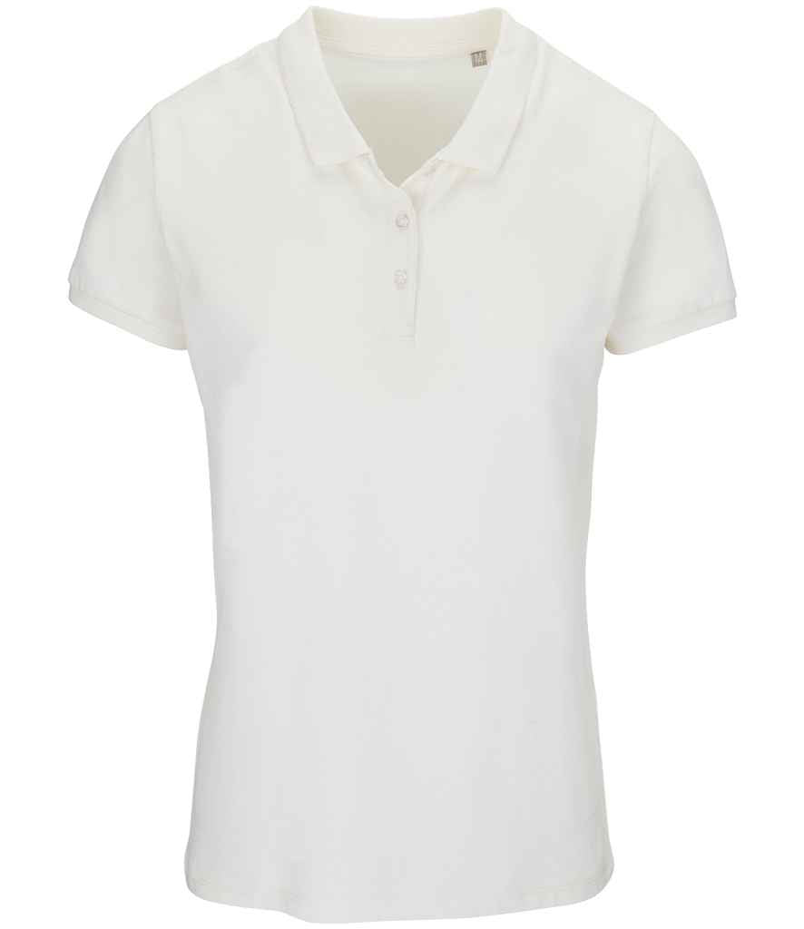 SOL'S Ladies Planet Organic Piqué Polo Shirt | Off White