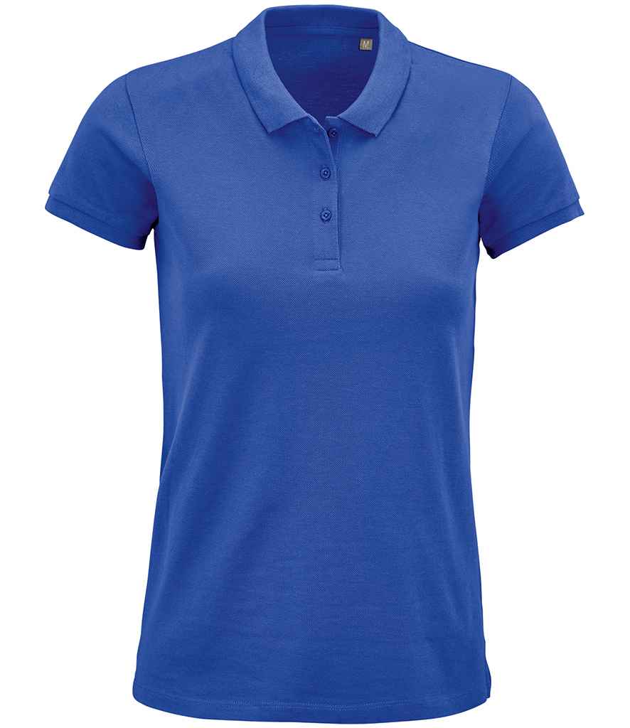 SOL'S Ladies Planet Organic Piqué Polo Shirt | Royal Blue