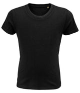 SOL'S Kids Pioneer Organic T-Shirt | Deep Black thumbnail 1