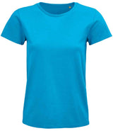 SOL'S Ladies Pioneer Organic T-Shirt | Aqua thumbnail 1