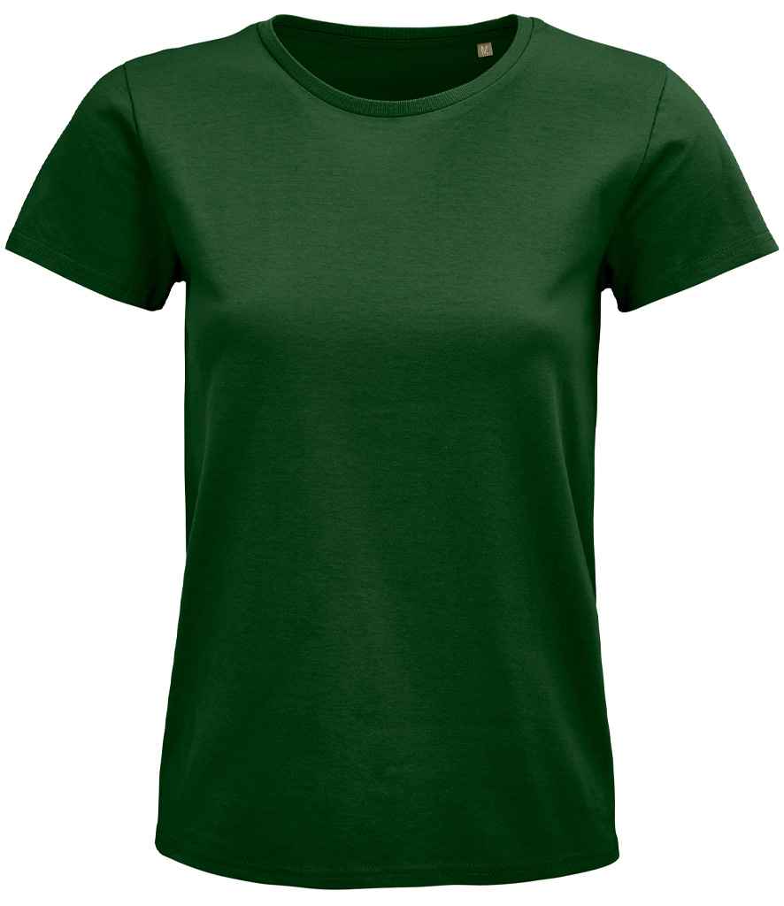 SOL'S Ladies Pioneer Organic T-Shirt | Bottle Green
