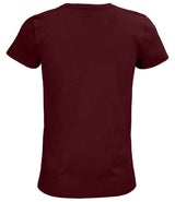SOL'S Ladies Pioneer Organic T-Shirt | Burgundy thumbnail 5