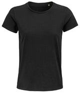 SOL'S Ladies Pioneer Organic T-Shirt | Deep Black thumbnail 1