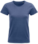 SOL'S Ladies Pioneer Organic T-Shirt | Denim thumbnail 1