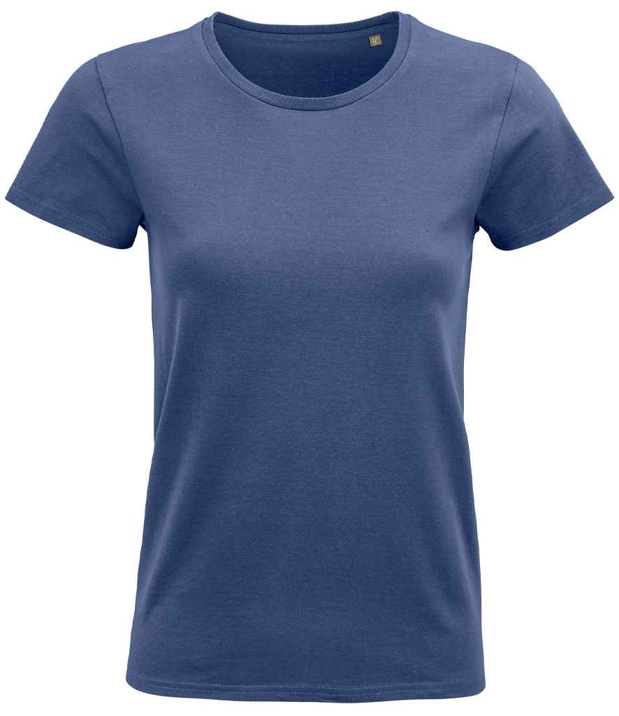 SOL'S Ladies Pioneer Organic T-Shirt | Denim