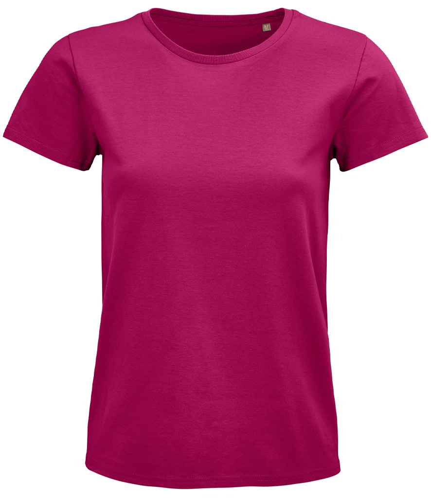SOL'S Ladies Pioneer Organic T-Shirt | Fuchsia