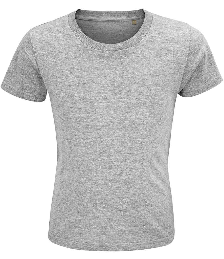 SOL'S Kids Crusader Organic T-Shirt | Grey Marl