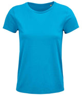 SOL'S Ladies Crusader Organic T-Shirt | Aqua thumbnail 1