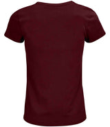 SOL'S Ladies Crusader Organic T-Shirt | Burgundy thumbnail 2