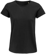SOL'S Ladies Crusader Organic T-Shirt | Deep Black thumbnail 1