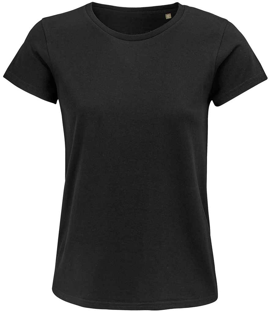 SOL'S Ladies Crusader Organic T-Shirt | Deep Black