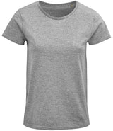 SOL'S Ladies Crusader Organic T-Shirt | Grey Marl thumbnail 1