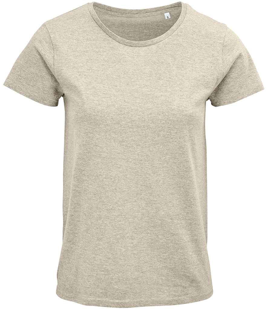 SOL'S Ladies Crusader Organic T-Shirt | Heather Beige