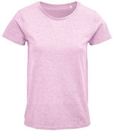 SOL'S Ladies Crusader Organic T-Shirt | Heather Pink thumbnail 1