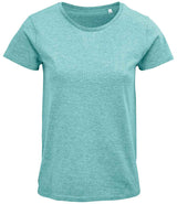 SOL'S Ladies Crusader Organic T-Shirt | Heather Light Green thumbnail 1