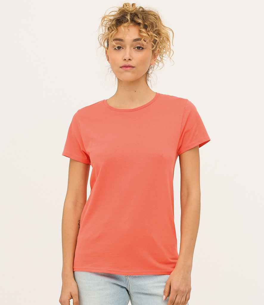 SOL'S Ladies Crusader Organic T-Shirt | Pop Orange