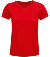 SOL'S Ladies Crusader Organic T-Shirt | Red thumbnail 1