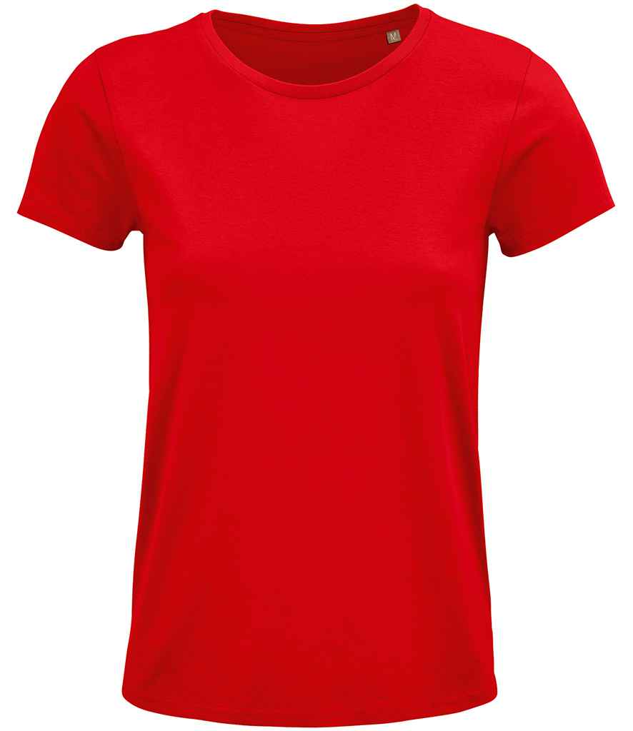 SOL'S Ladies Crusader Organic T-Shirt | Red