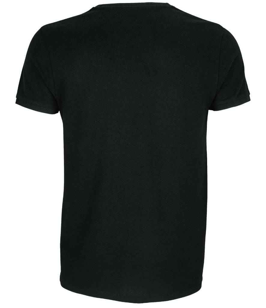 NEOBLU Unisex Loris Organic Piqué T-Shirt | Deep Black