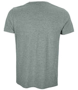 NEOBLU Unisex Loris Organic Piqué T-Shirt | Grey Marl thumbnail 2