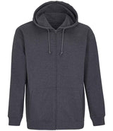 SOL'S Unisex Carter Full Zip Hoodie | Charcoal Marl thumbnail 2