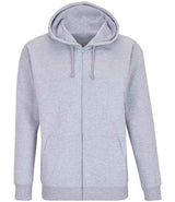 SOL'S Unisex Carter Full Zip Hoodie | Grey Marl thumbnail 1