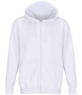SOL'S Unisex Carter Full Zip Hoodie | White thumbnail 3