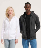 SOL'S Unisex Carter Full Zip Hoodie | White thumbnail 1