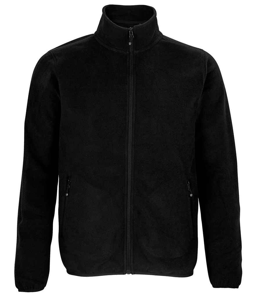 SOL'S Factor Recycled Micro Fleece Jacket | Black