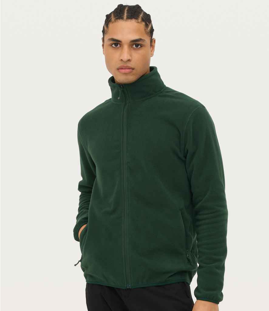 SOL'S Factor Recycled Micro Fleece Jacket | Forest Green