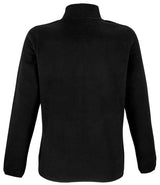 SOL'S Ladies Factor Recycled Micro Fleece Jacket | Black thumbnail 2