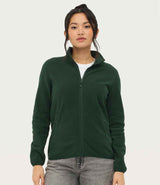 SOL'S Ladies Factor Recycled Micro Fleece Jacket | Forest Green thumbnail 1