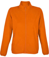 SOL'S Ladies Factor Recycled Micro Fleece Jacket | Orange thumbnail 1