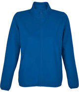 SOL'S Ladies Factor Recycled Micro Fleece Jacket | Royal Blue thumbnail 1